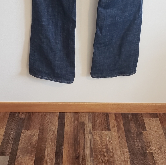 New Citizens of Humanity Ingrid 002 Low Waist Flare Dark Wash Jeans - Picture 6 of 14